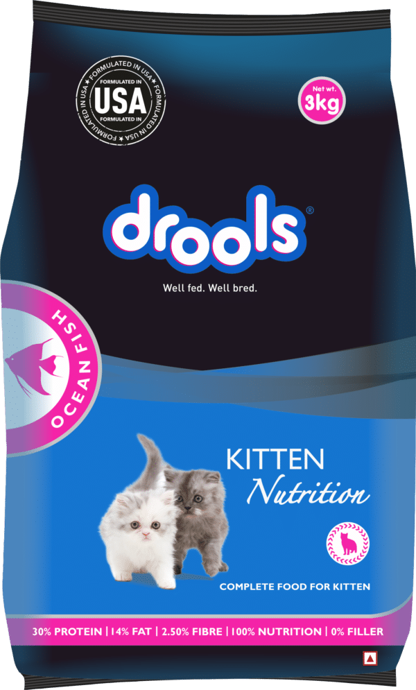 דרולס - מזון יבש לגורי חתולים דגי אוקיינוס