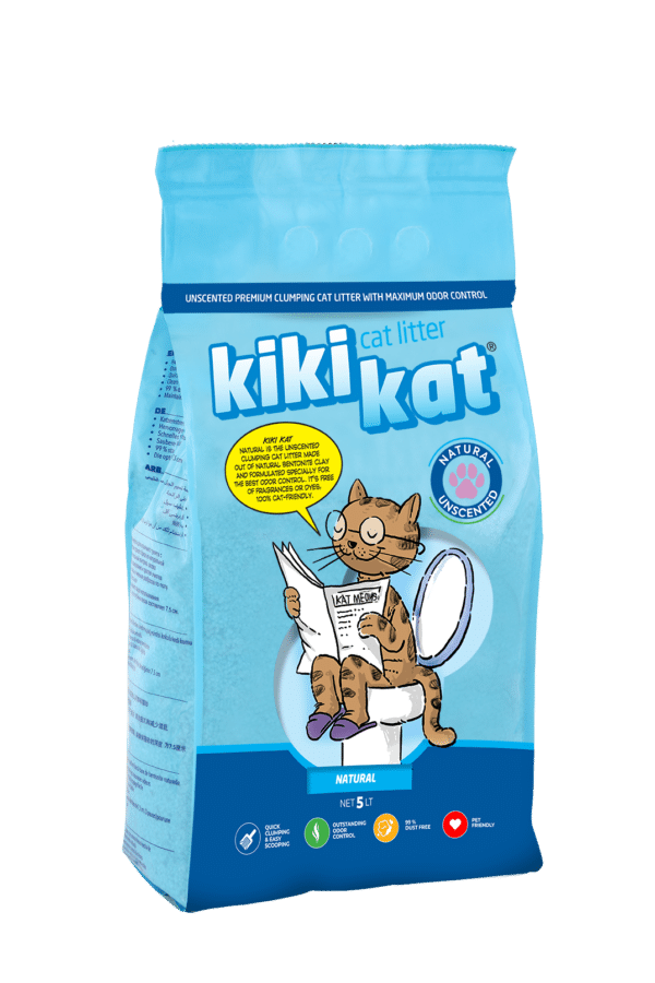 קיקי קאט - חול לחתולים טבעי ללא ניחוח