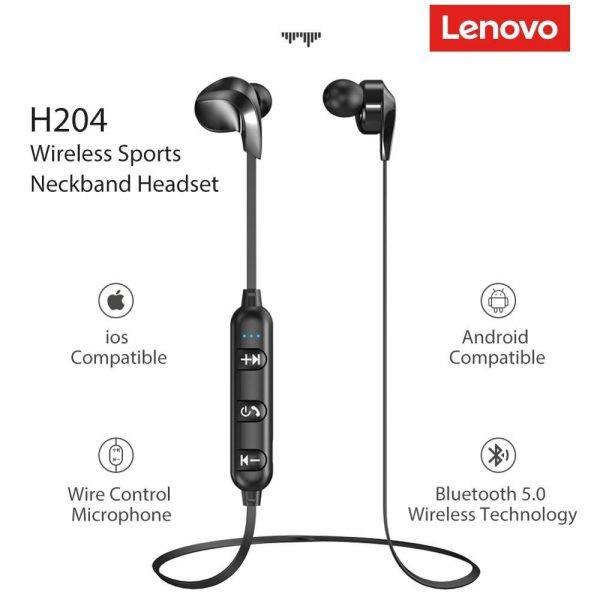 אוזניות ספורט אלחוטיות Lenovo H204