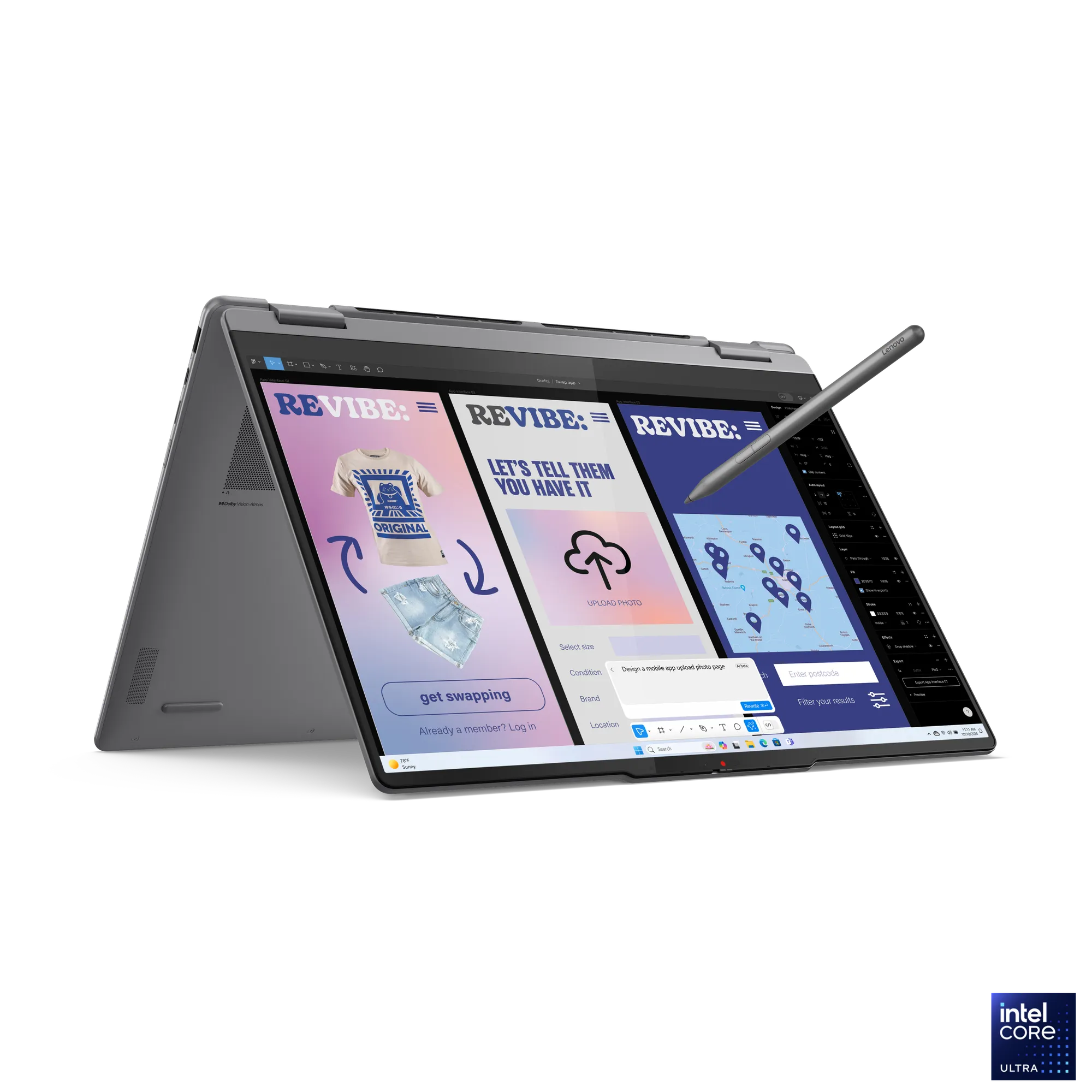 Lenovo Yoga 7 16ill10 2 In 1 Lenovo Yoga 7 16ILL10 2-IN-1 Core Ultra 7 256V 512GB SSD 16GB 16" TOUCHSCREEN WIN11 – תמונה 1